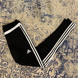 Adidas Climacool Black and White Stripe Joggers, Size XS